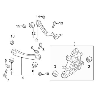 Genesis OE - Rear Suspension - Suspension Components (Knuckle & Upper Arms)