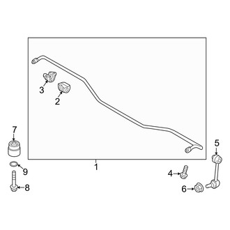 Genesis OE - Rear Suspension - Stabilizer Bar & Components (Base / Advanced / Prestige / Sport / Sport Prestige)