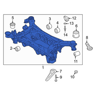 Genesis OE - Rear Suspension Subframe Crossmember