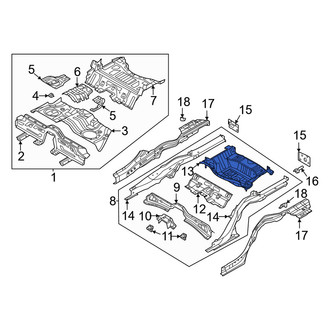 Genesis OE - Rear Spare Tire Compartment