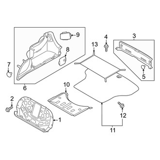 Genesis OE - Rear Body & Floor - Interior Trim (Luggage Compartment)