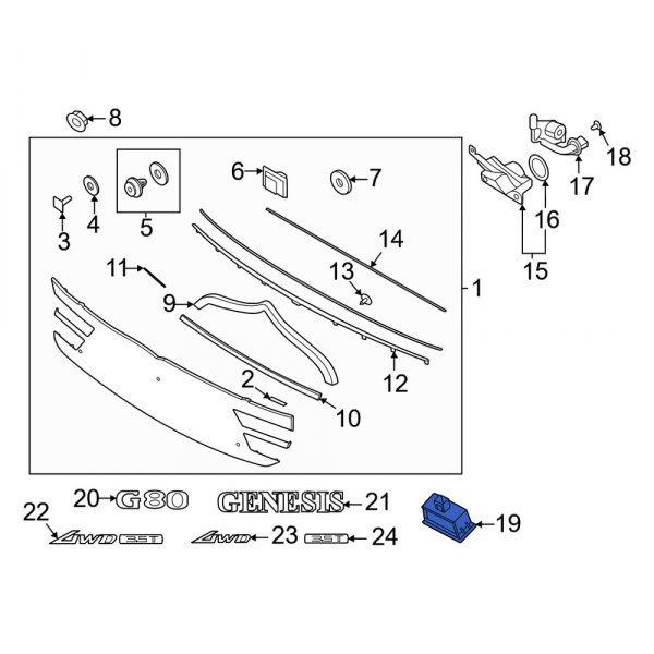 Trunk Lid Release Switch