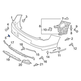 Genesis OE - Rear Tow Eye Cap