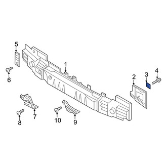 Genesis OE - Bumper Impact Bar Insulator
