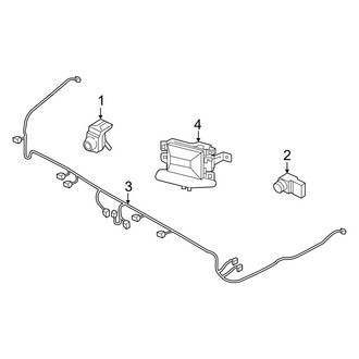 Genesis OE - Rear Bumper - Electrical Components (Base / Advanced)