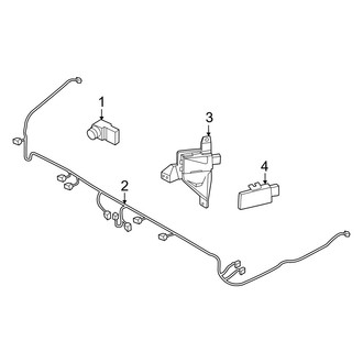 Genesis OE - Rear Bumper - Electrical Components (Base / Advanced)