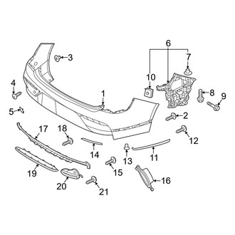 Genesis OE - Rear Bumper - Bumper & Components (Cover & Trim)