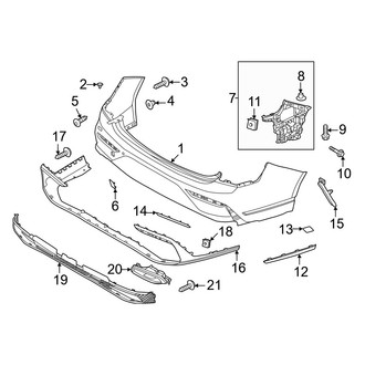 Genesis OE - Rear Bumper - Bumper & Components (Cover & Trim)