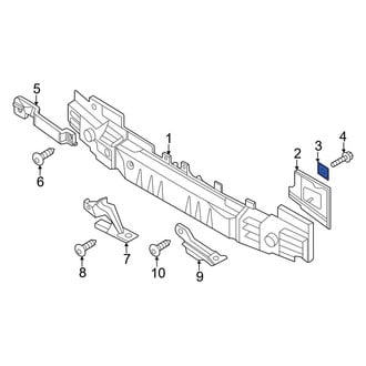 Genesis OE - Bumper Impact Bar Insulator