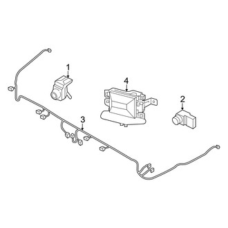 Genesis OE - Rear Bumper - Electrical Components (Sport / Sport Prestige)