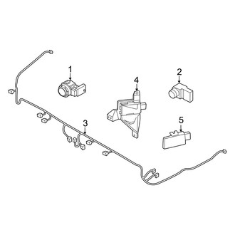 Genesis OE - Rear Bumper - Electrical Components