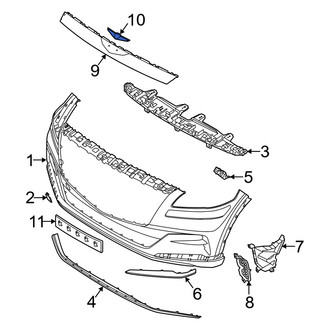 Genesis OE - Front Bumper Cover Emblem