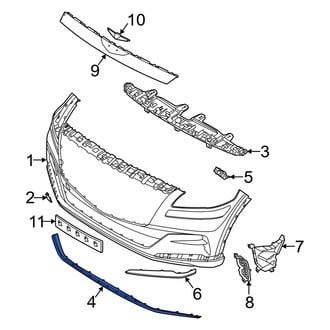 Genesis OE - Front Valance Panel