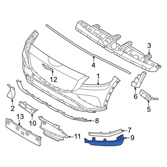 Genesis OE - Front Left Lower Bumper Trim