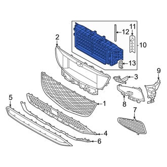 Genesis OE - Front Radiator Shutter Assembly