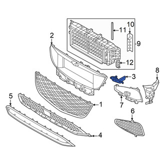 Genesis OE - Right Grille Reinforcement Bracket