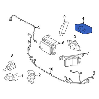 Genesis OE - Front Right Outer Parking Aid Sensor Housing