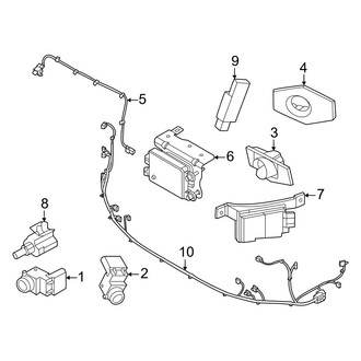 Genesis OE - Front Bumper & Grille - Electrical Components