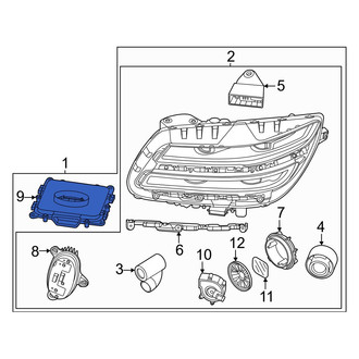 Genesis OE - Front Left Headlight Control Module