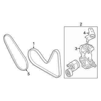 Genesis OE - Cooling - Belts & Pulleys (Base / Advanced / Prestige 2.5L)