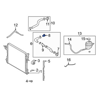 Genesis OE - Upper Radiator Coolant Hose Adapter