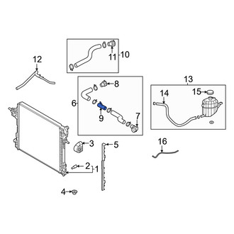 Genesis OE - Upper Radiator Coolant Hose Adapter