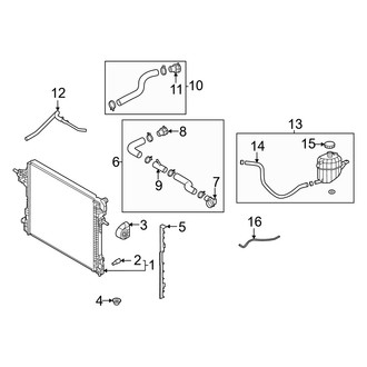 Genesis OE - Cooling - Radiator & Components (3.5L)