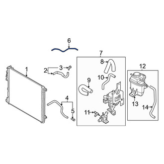 Genesis OE - Engine Coolant Overflow Hose