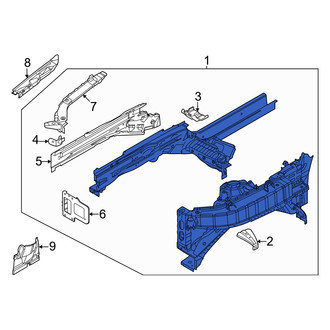Genesis OE - Front Right Fender Apron Assembly