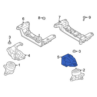 Genesis OE - Left Engine Mount Bracket