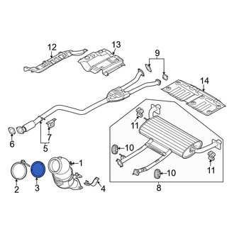 Genesis OE - Catalytic Converter Gasket