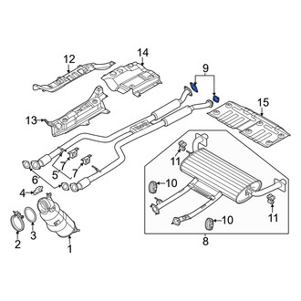 Genesis OE - Rear Exhaust Muffler Gasket
