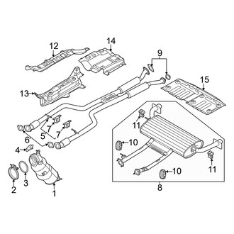 Genesis OE - Exhaust System - Exhaust Components (3.5L)