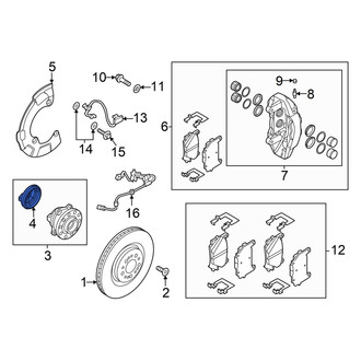 Genesis OE - Front ABS Wheel Speed Sensor