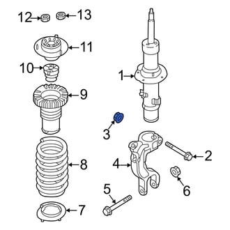 Genesis OE - Rear Suspension Stabilizer Bar Link Nut