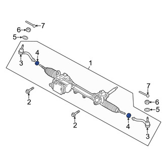 Genesis OE - Steering Tie Rod Nut