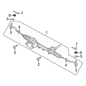 Genesis OE - Steering Tie Rod Nut