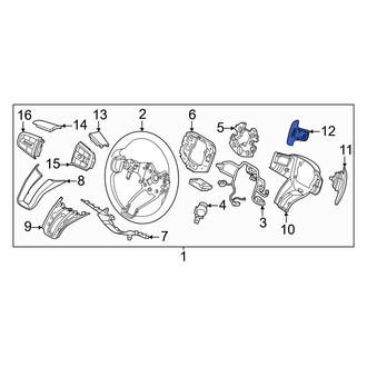 Genesis OE - Left Steering Wheel Transmission Shift Control Switch