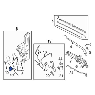 Genesis OE - Windshield Washer Pump