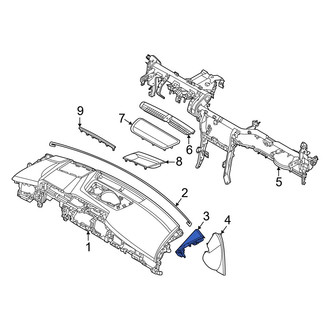 Genesis OE - Left Instrument Panel Cover
