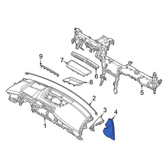 Genesis OE - Left Instrument Panel Side Cover