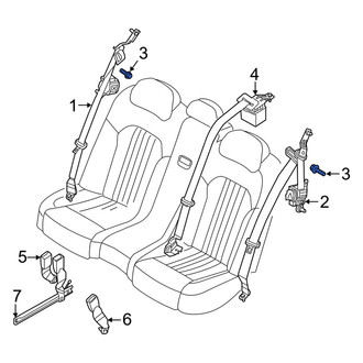 Genesis OE - Upper Seat Belt Lap and Shoulder Belt Bolt