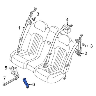 Genesis OE - Rear Left Seat Belt Receptacle