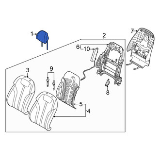 Genesis OE - Front Left Headrest