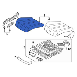 Genesis OE - Front Right Seat Cushion Foam