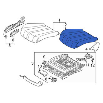 Genesis OE - Front Right Seat Cover
