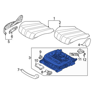 Genesis OE - Front Left Seat Track