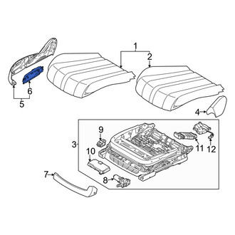 Genesis OE - Front Left Power Seat Switch