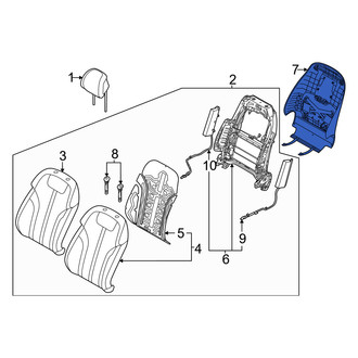 Genesis OE - Front Right Seat Back Panel