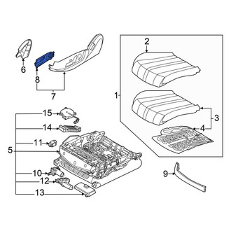 Genesis OE - Front Left Power Seat Switch